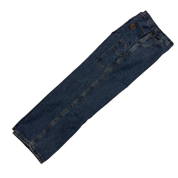 Carhartt Mens Carpenter Denim Jeans Original Dungaree Fit #14806 Pants 40x30 - Picture 10 of 16